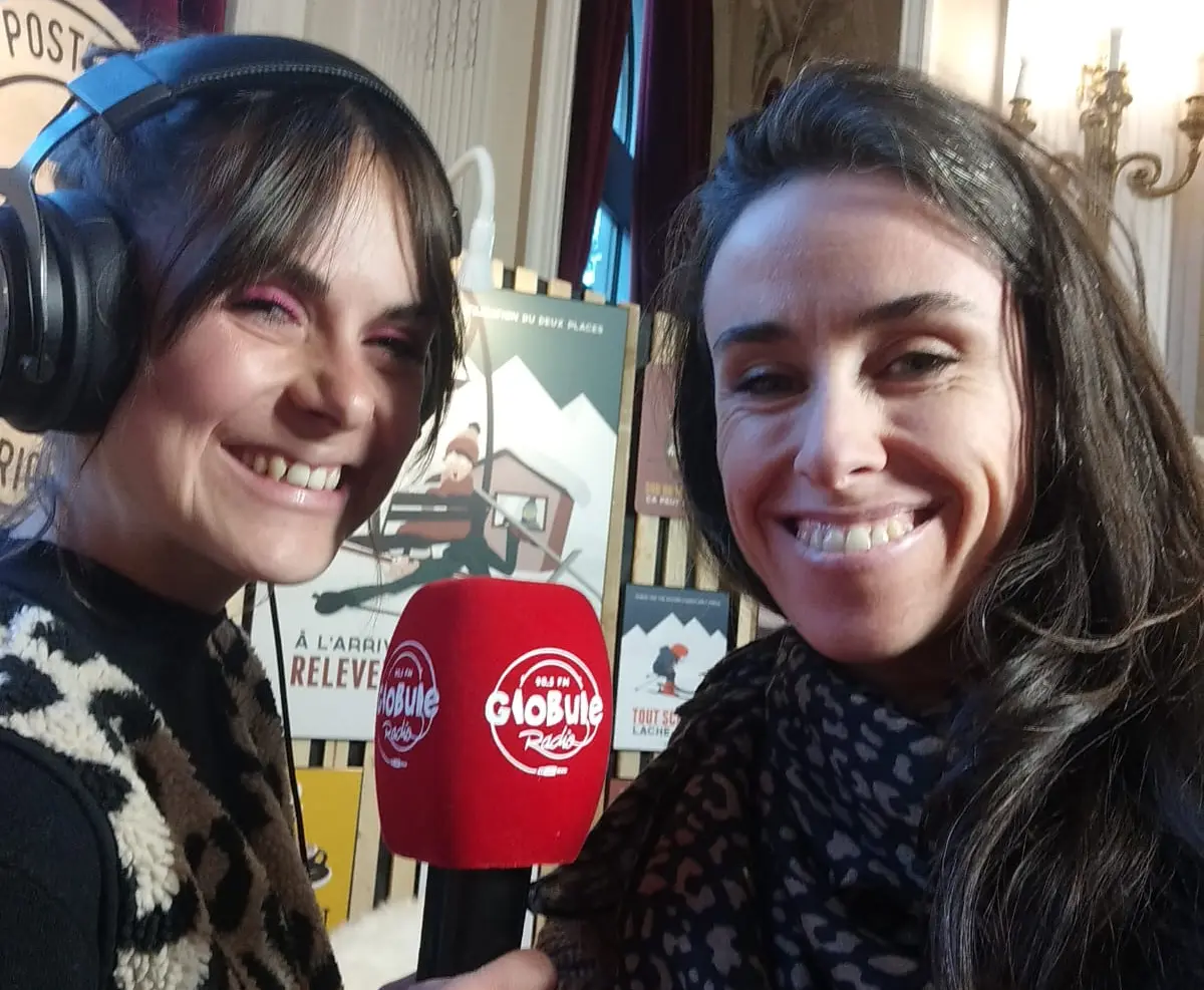 Interview D'amandine revel par Radio Globules à Chamonix