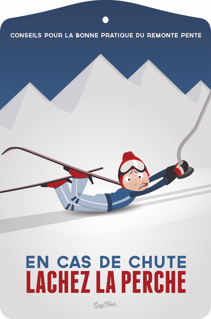 Planche à Découper "Lachez la Perche" 