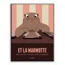 Laminé "Et la marmotte" (Rose)