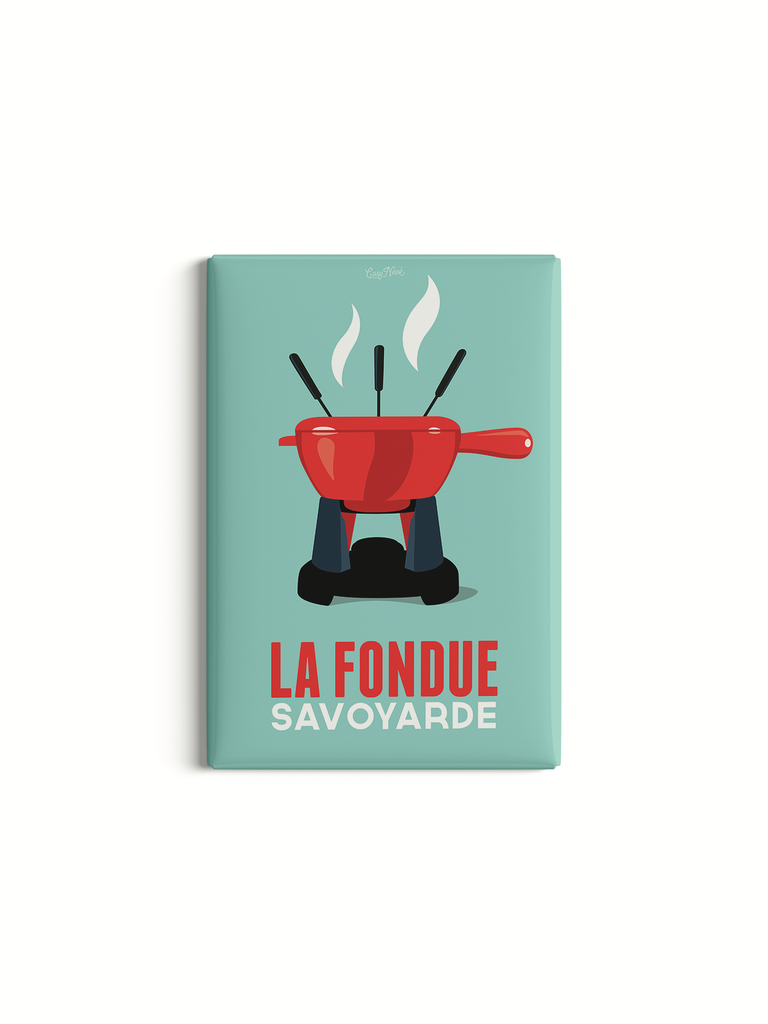 Magnet "La Fondue" (Bleu)