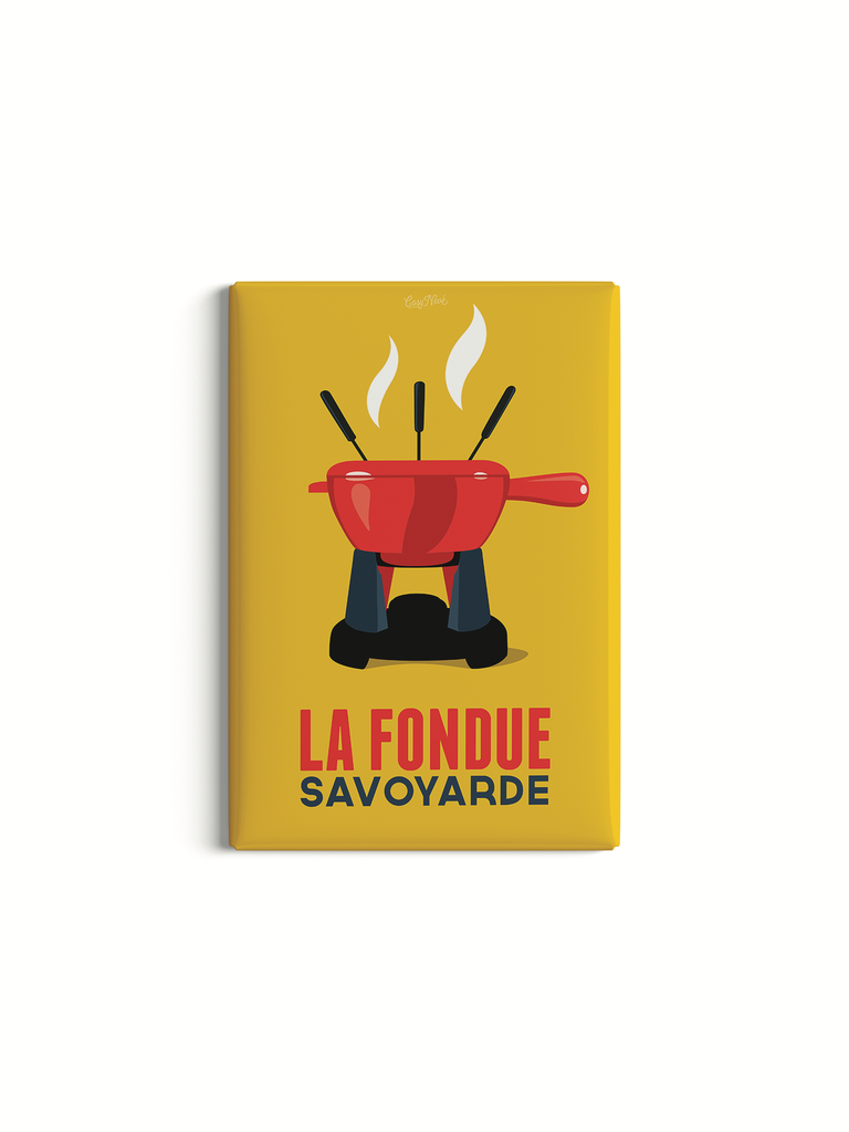 Magnet "La Fondue" (Jaune)