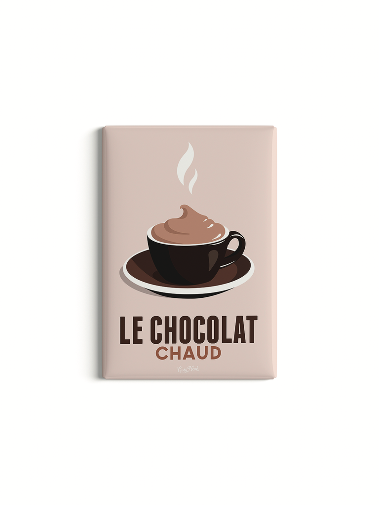 Magnet "Le Chocolat Chaud" (Beige)