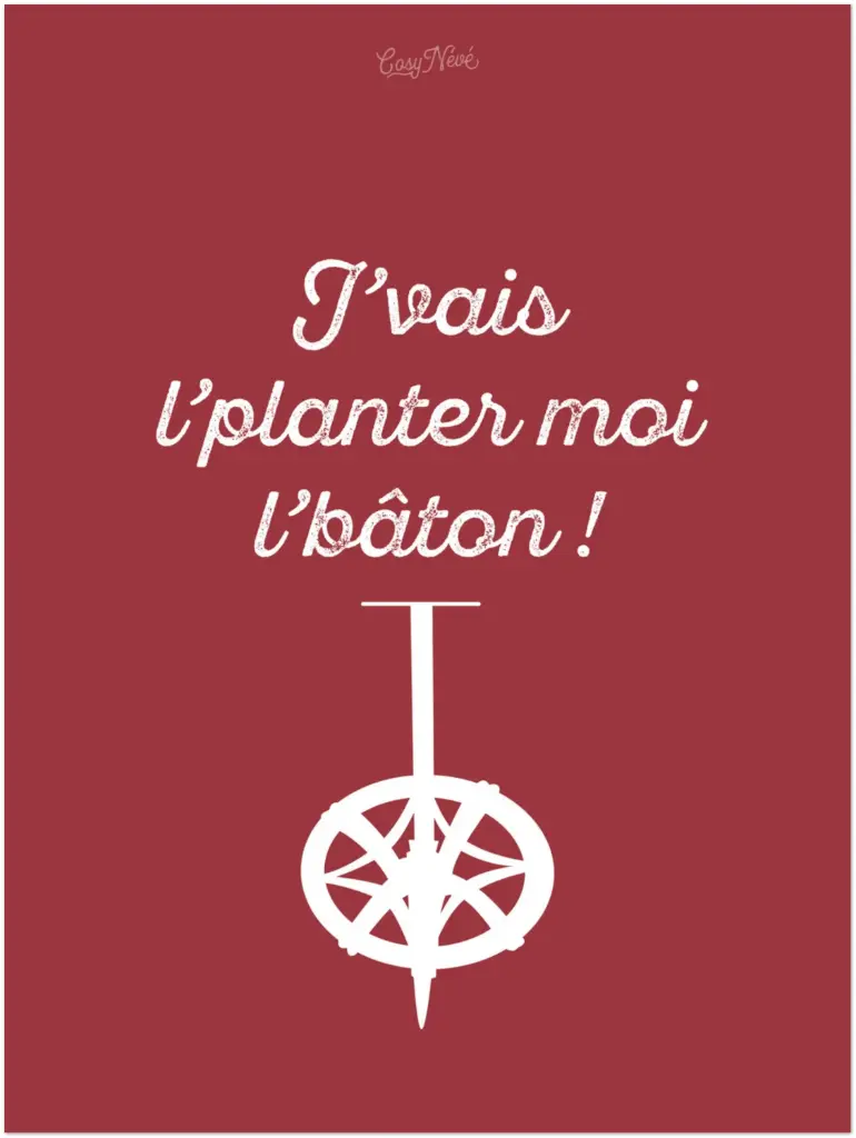 Affiche "Le Planté du Bâton" (Rouge) (web) 