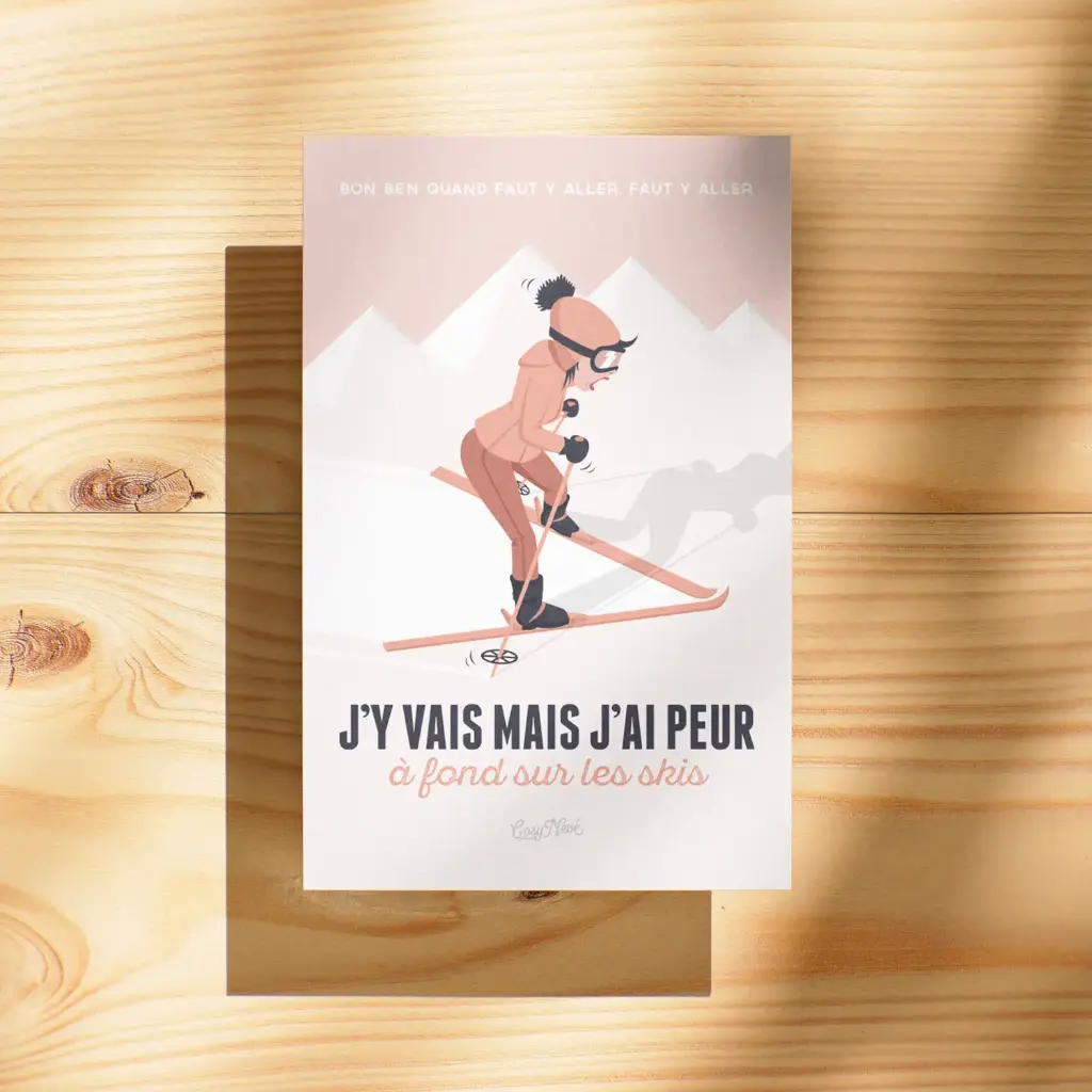 Carte "J'y vais mais j'ai peur"