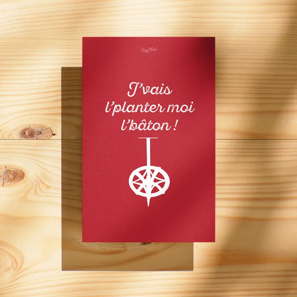 Carte "Le Planté du Bâton" (Rouge)