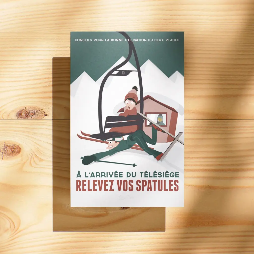 Carte "Relevez les spatules"