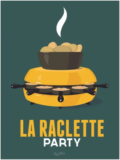 Affiche "La Raclette" (Verte) (web)