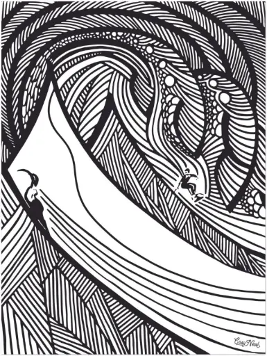 Affiche "Montagne Océan" (web)