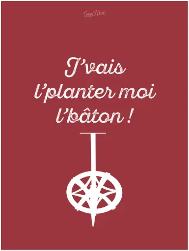 Affiche "Le Planté du Bâton" (Rouge) (web) 